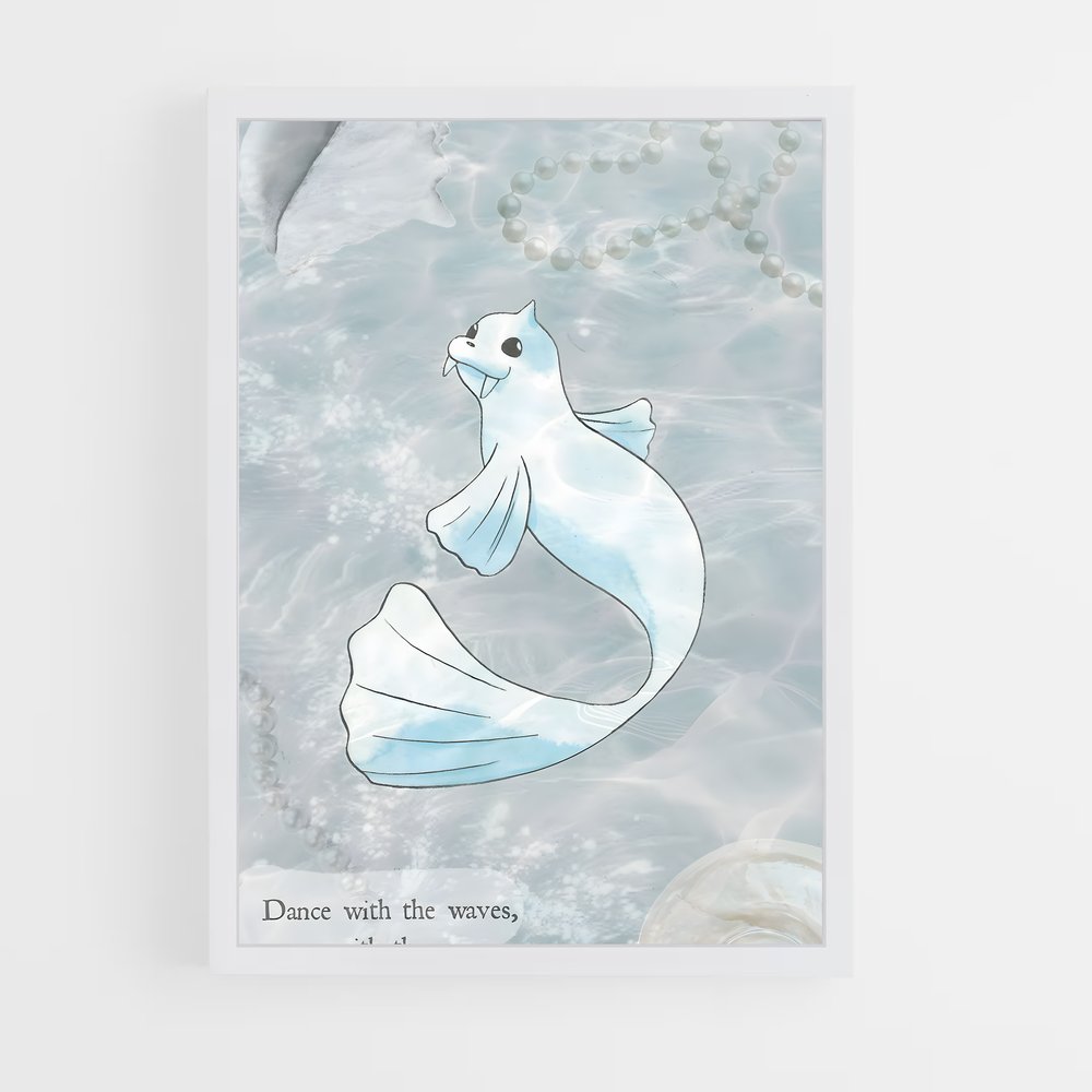 Poster Sirène en Merveille – affiche Pokemon (vue 3)