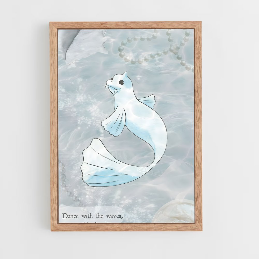 Poster Sirène en Merveille – affiche Pokemon (vue 4)