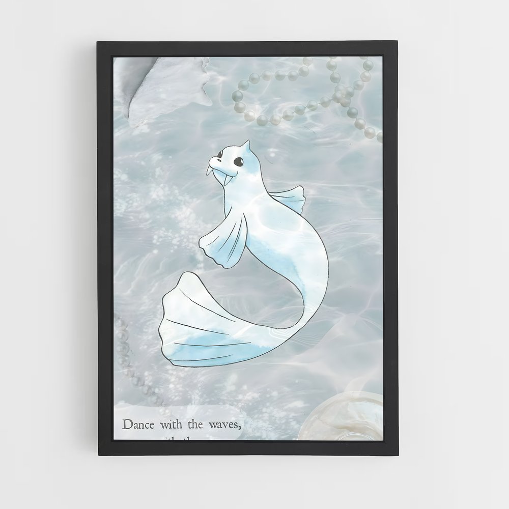Poster Sirène en Merveille – affiche Pokemon (vue 2)