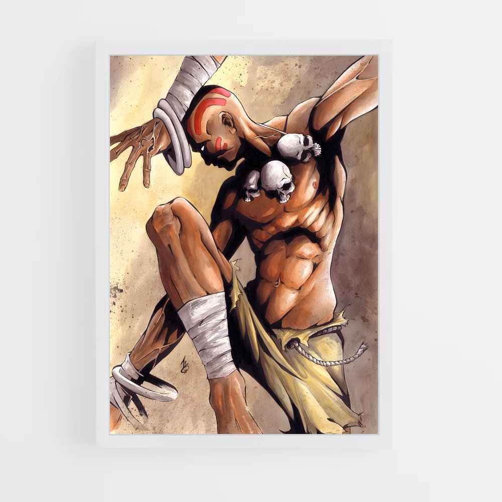 Poster Duel de Force – affiche Street Fighter (vue 3)