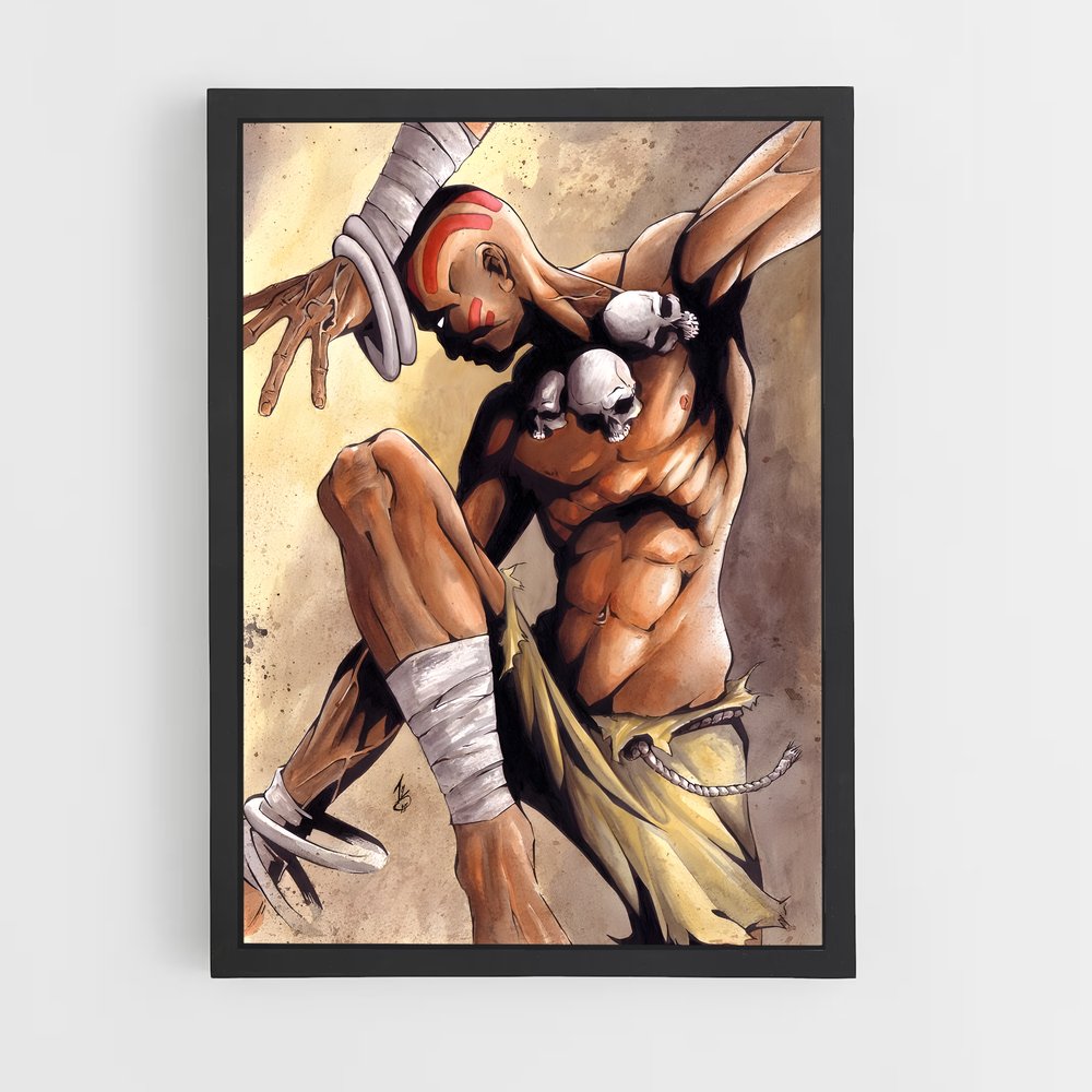 Poster Duel de Force – affiche Street Fighter (vue 2)