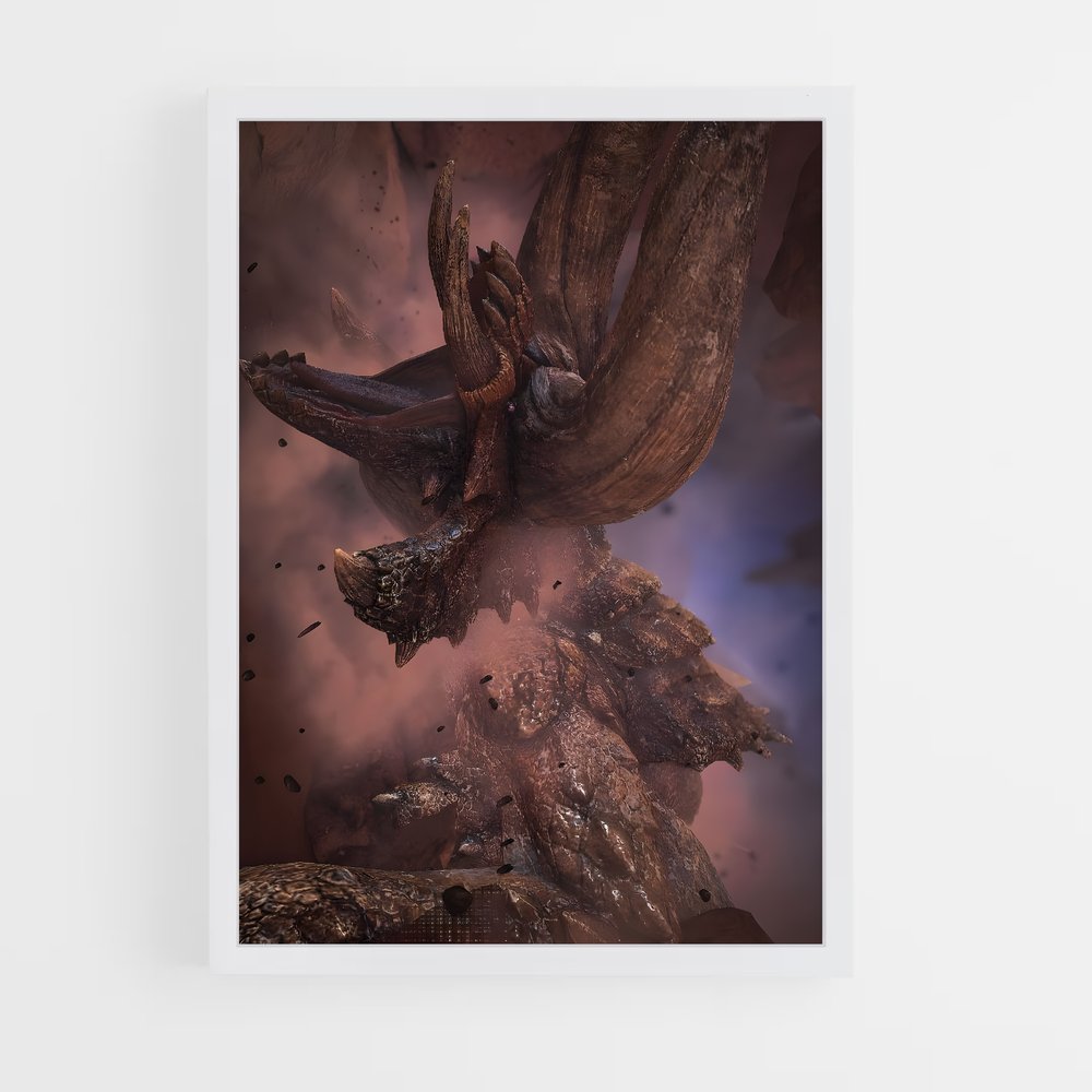 Poster L'Envol du Diable – affiche Monster Hunter (vue 3)