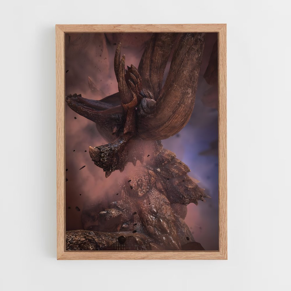 Poster L'Envol du Diable – affiche Monster Hunter (vue 4)