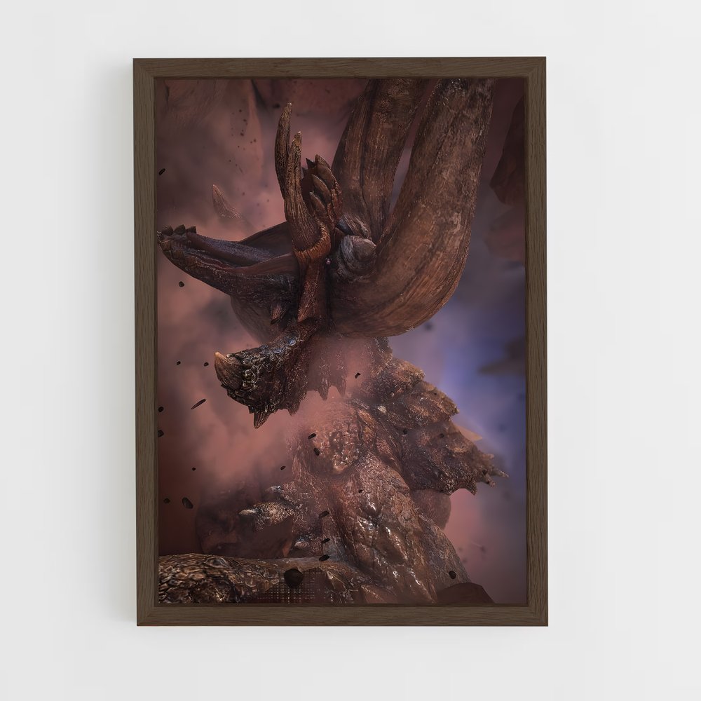 Poster L'Envol du Diable – affiche Monster Hunter (vue 5)