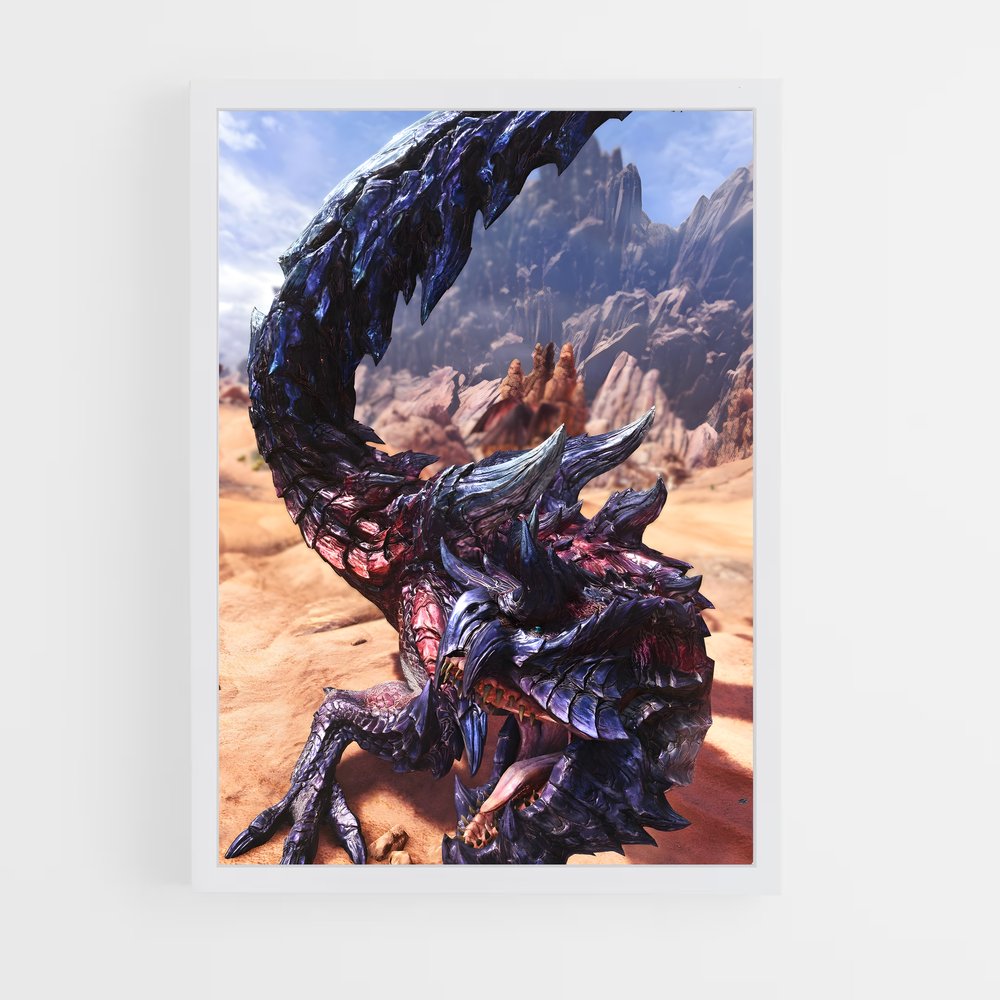 Poster Monstre Colossal – affiche Monster Hunter (vue 3)
