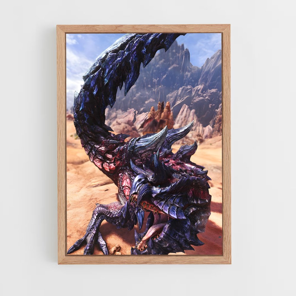 Poster Monstre Colossal – affiche Monster Hunter (vue 4)