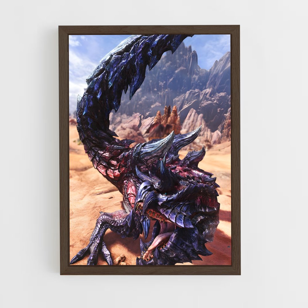 Poster Monstre Colossal – affiche Monster Hunter (vue 5)