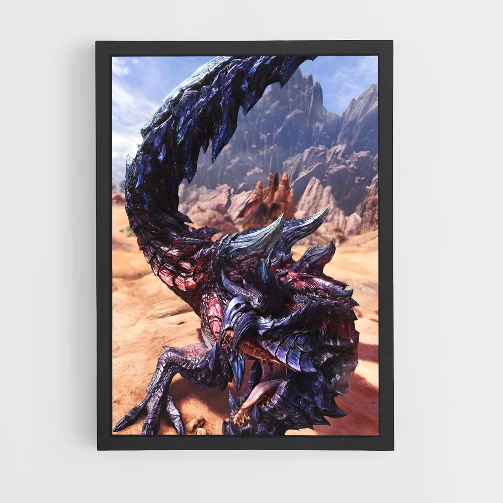 Poster Monstre Colossal – affiche Monster Hunter (vue 2)