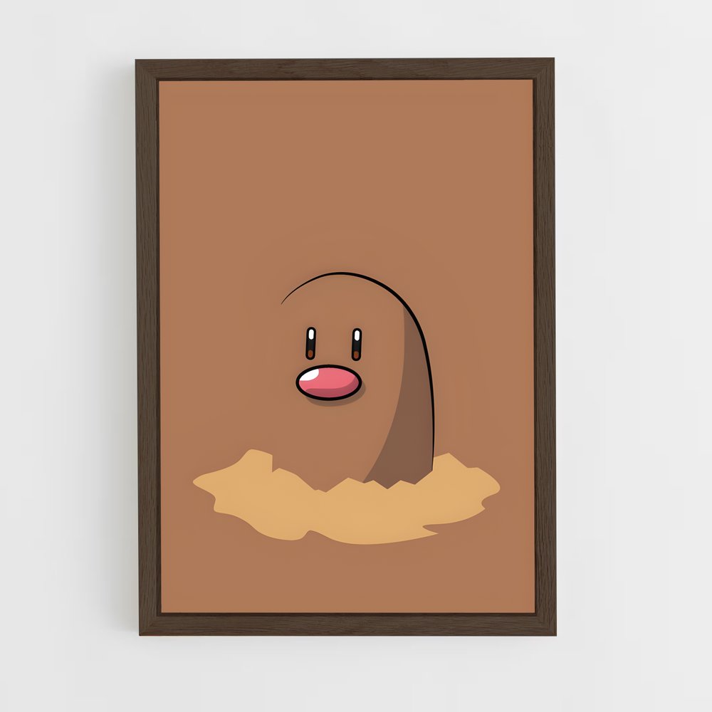 Poster Diglett à la Une – affiche Pokemon (vue 5)