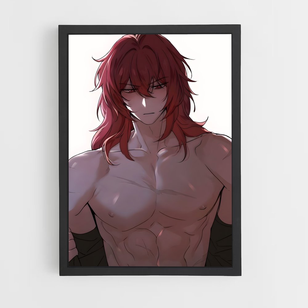 Poster Flame Dancer – affiche Genshin impact (vue 2)