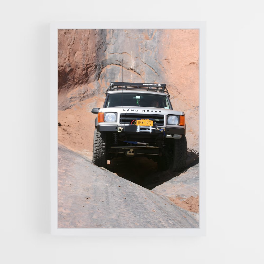 Poster Aventure dans le Canyon – affiche Land Rover (vue 3)