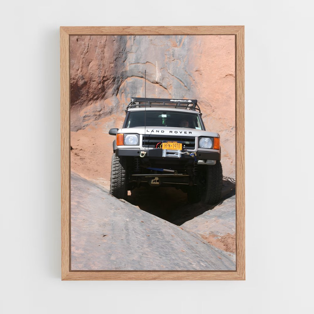 Poster Aventure dans le Canyon – affiche Land Rover (vue 4)