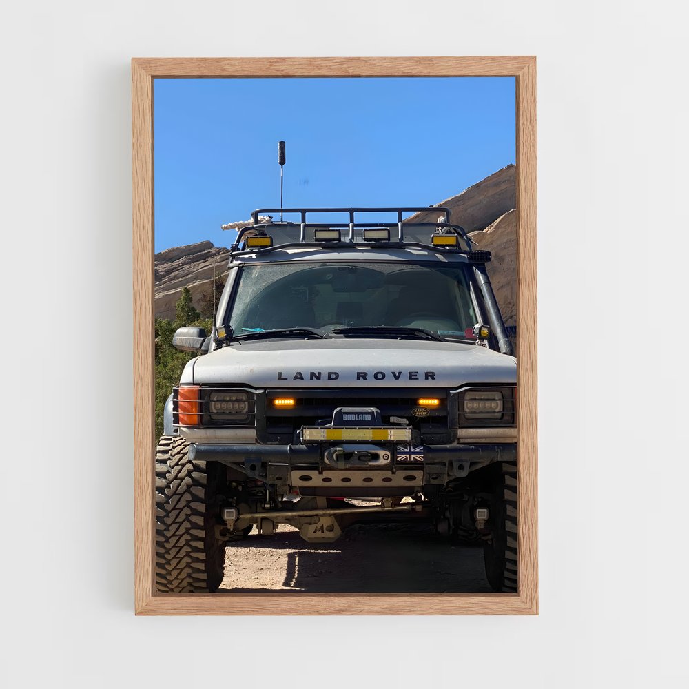 Poster Sur la Route des Montagnes – affiche Land Rover (vue 4)