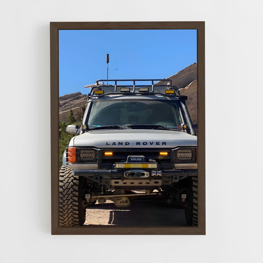 Poster Sur la Route des Montagnes – affiche Land Rover (vue 5)