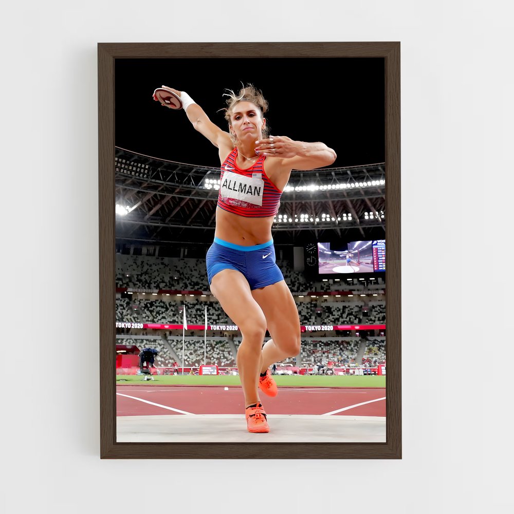 Poster Discus danse – affiche Athlétisme (vue 5)