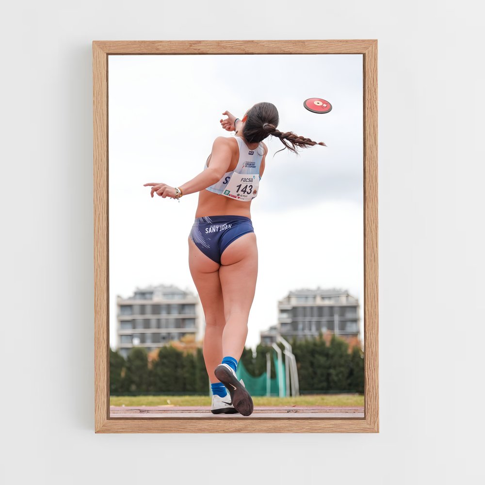 Poster Discus lancer – affiche Athlétisme (vue 4)