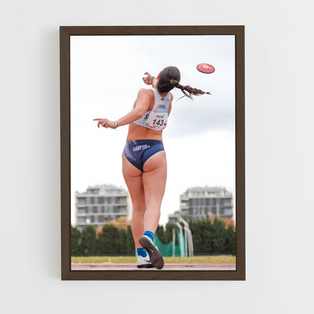 Poster Discus lancer – affiche Athlétisme (vue 5)