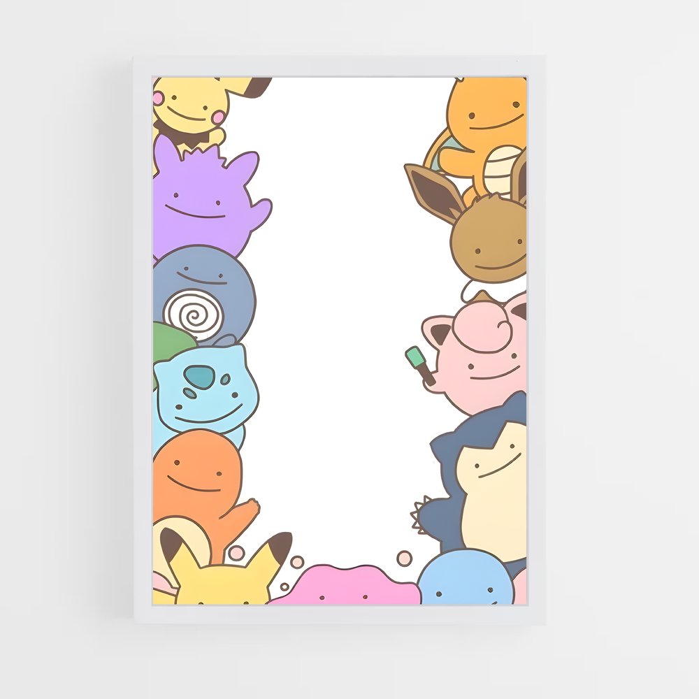 Poster Ditto Mania – affiche Pokemon (vue 3)