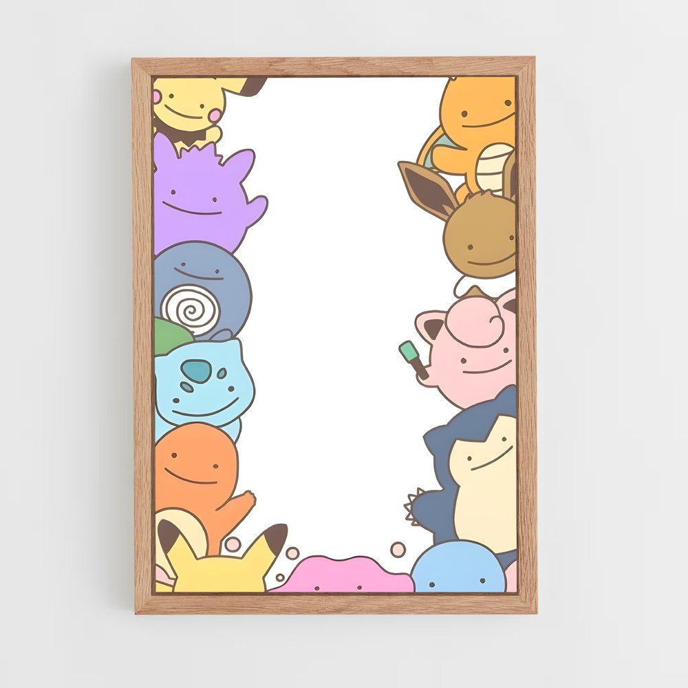 Poster Ditto Mania – affiche Pokemon (vue 4)