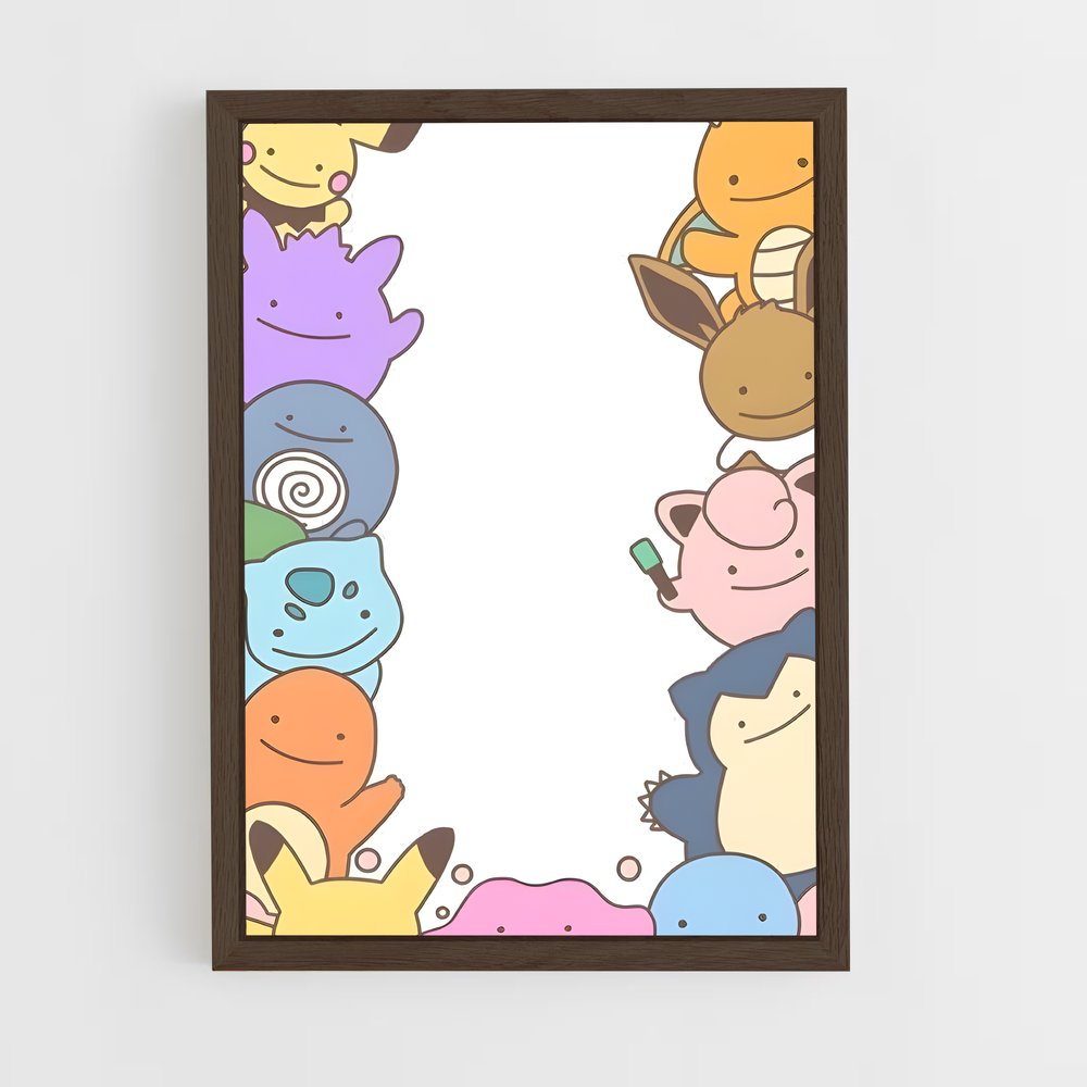 Poster Ditto Mania – affiche Pokemon (vue 5)