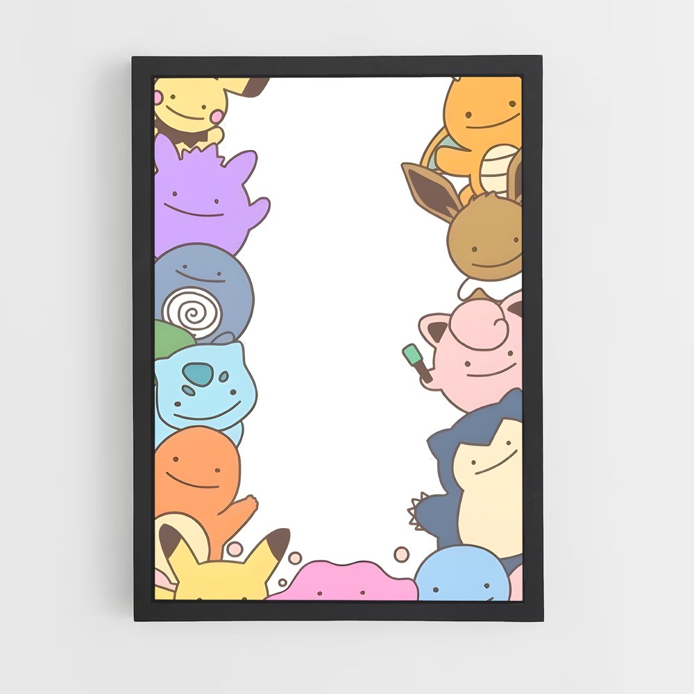 Poster Ditto Mania – affiche Pokemon (vue 2)