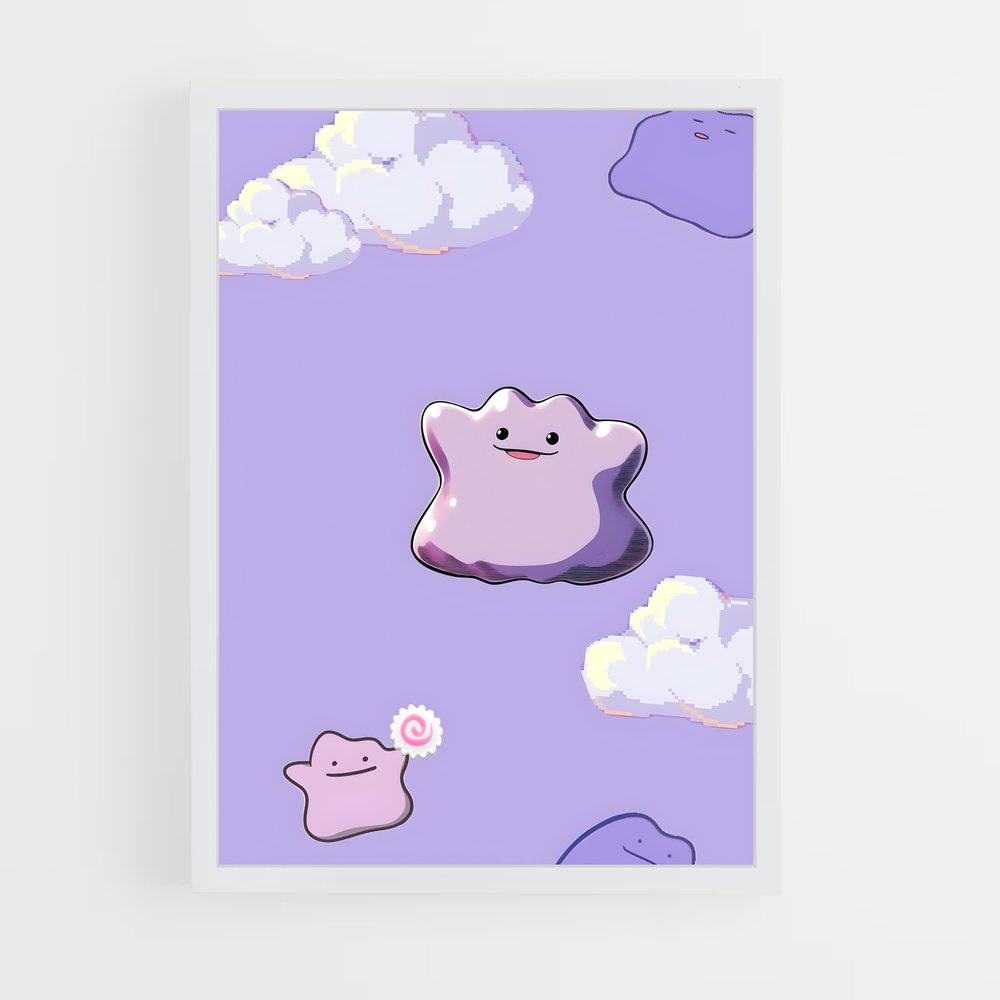 Poster Nuances Célestes – affiche Pokemon (vue 3)