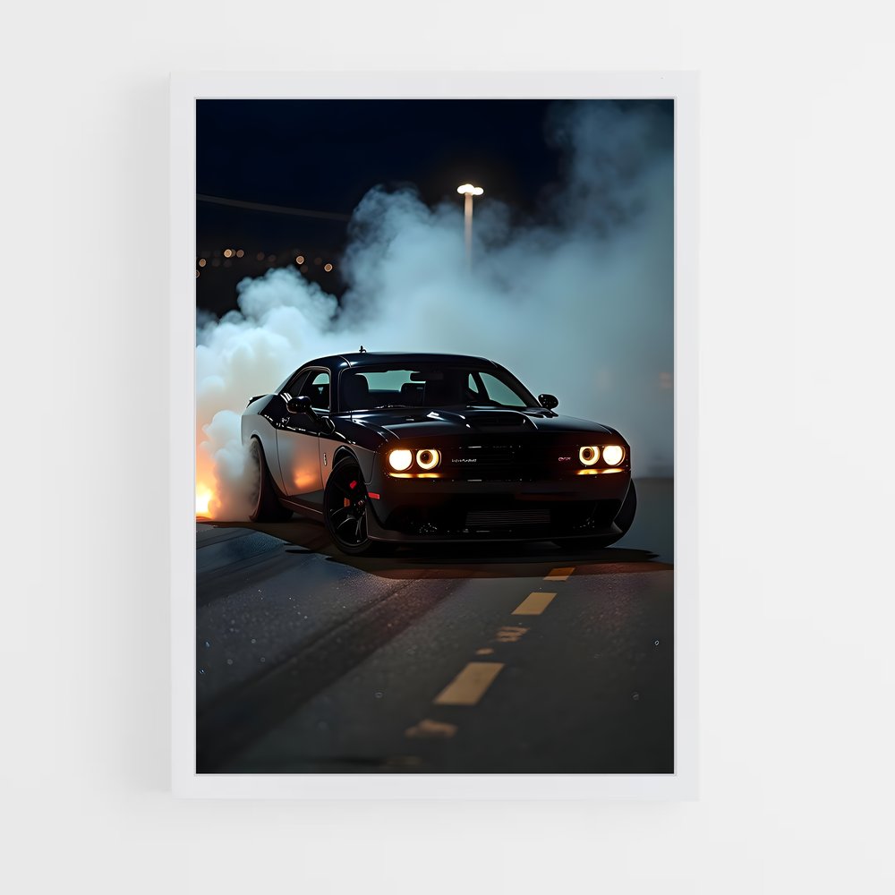 Poster Fumée de Vitesse – affiche Dodge (vue 3)