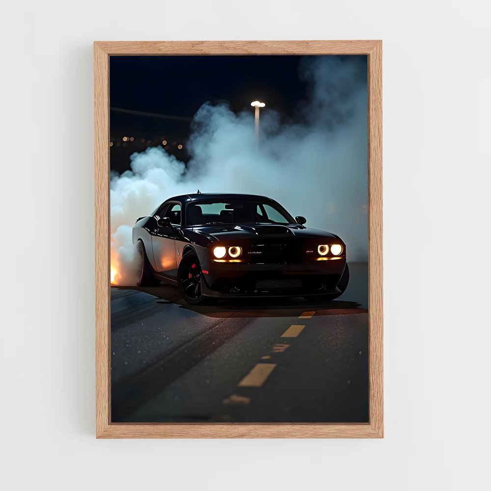 Poster Fumée de Vitesse – affiche Dodge (vue 4)