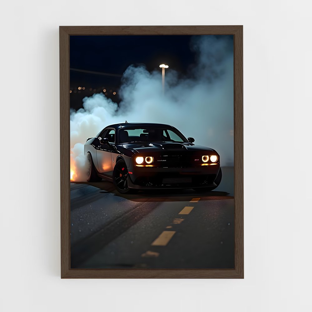 Poster Fumée de Vitesse – affiche Dodge (vue 5)