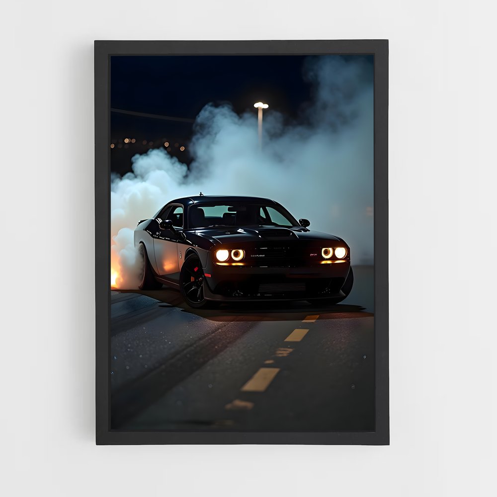 Poster Fumée de Vitesse – affiche Dodge (vue 2)