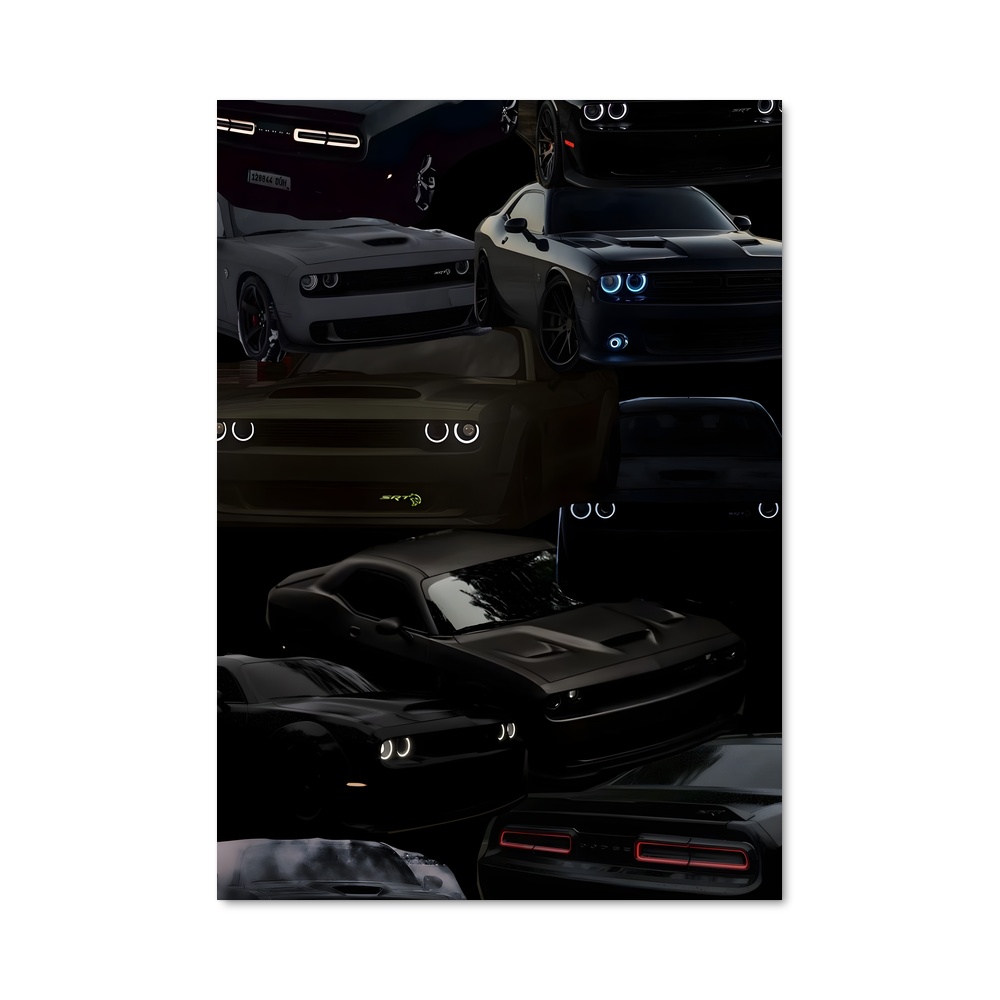 Poster Garage Mystique – affiche Dodge
