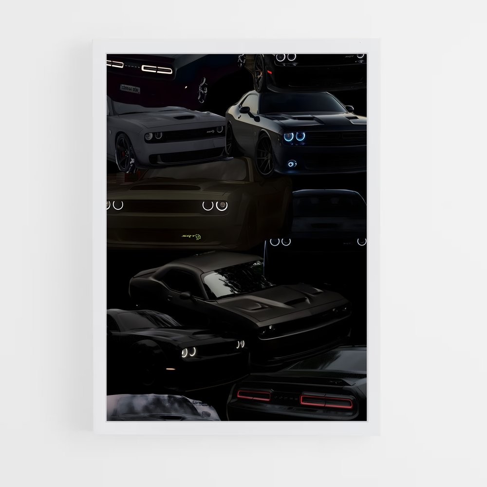 Poster Garage Mystique – affiche Dodge (vue 3)