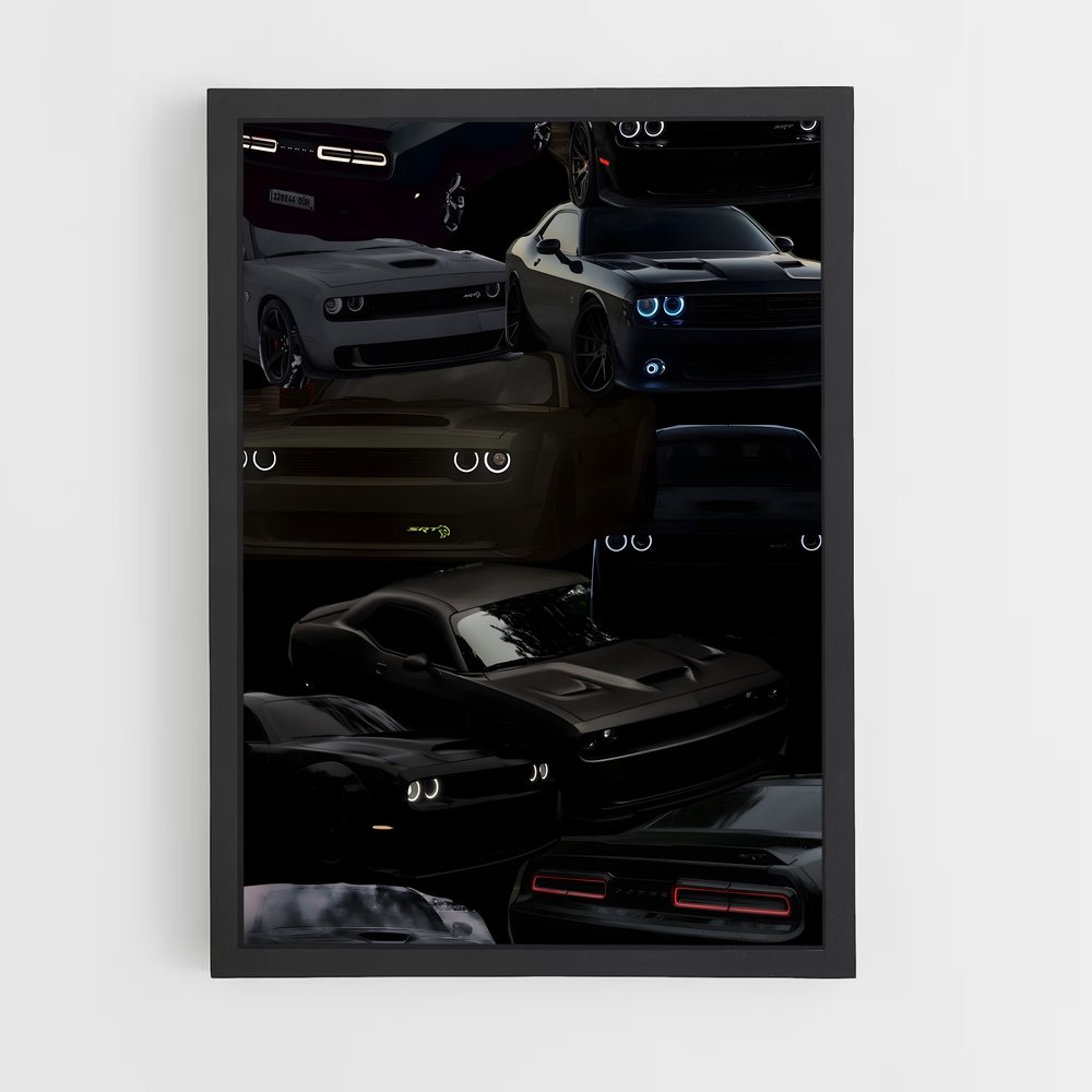 Poster Garage Mystique – affiche Dodge (vue 2)