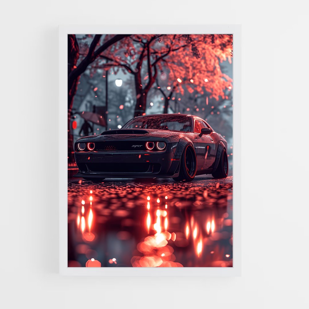 Poster Feu Rouge au Parc – affiche Dodge (vue 3)