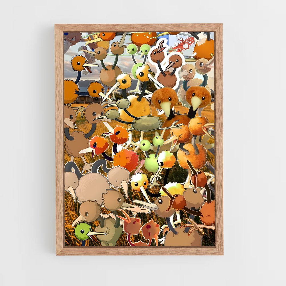 Poster La Prairie Animale – affiche Pokemon (vue 4)