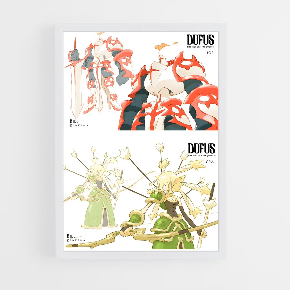 Poster L'Évolution de Ze Ze Ze – affiche Dofus & Wakfu (vue 3)