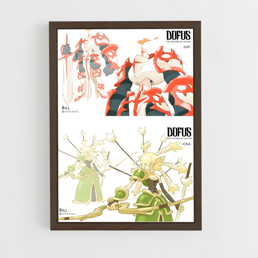 Poster L'Évolution de Ze Ze Ze – affiche Dofus & Wakfu (vue 5)