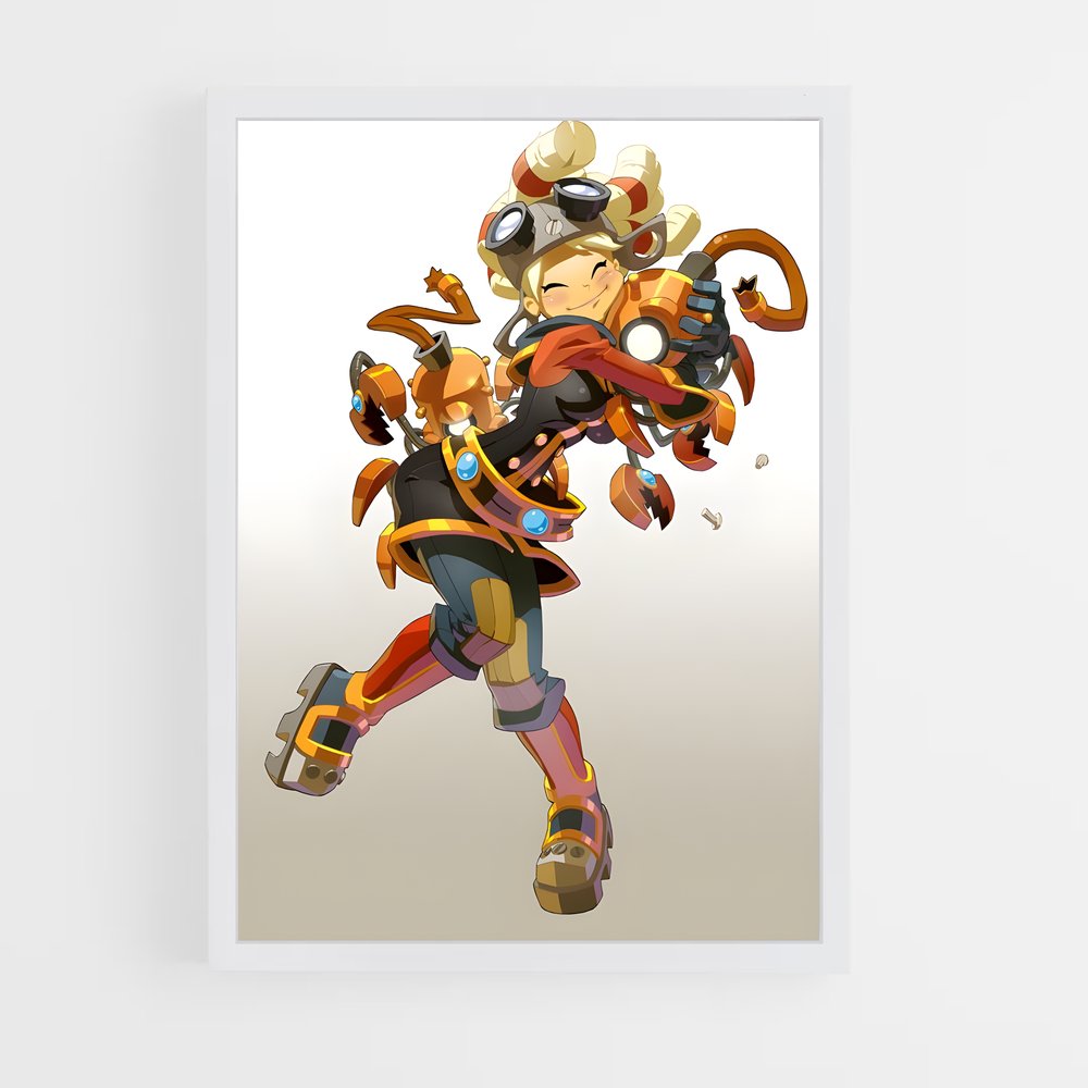 Poster Guerrier de l'Éther – affiche Dofus & Wakfu (vue 3)