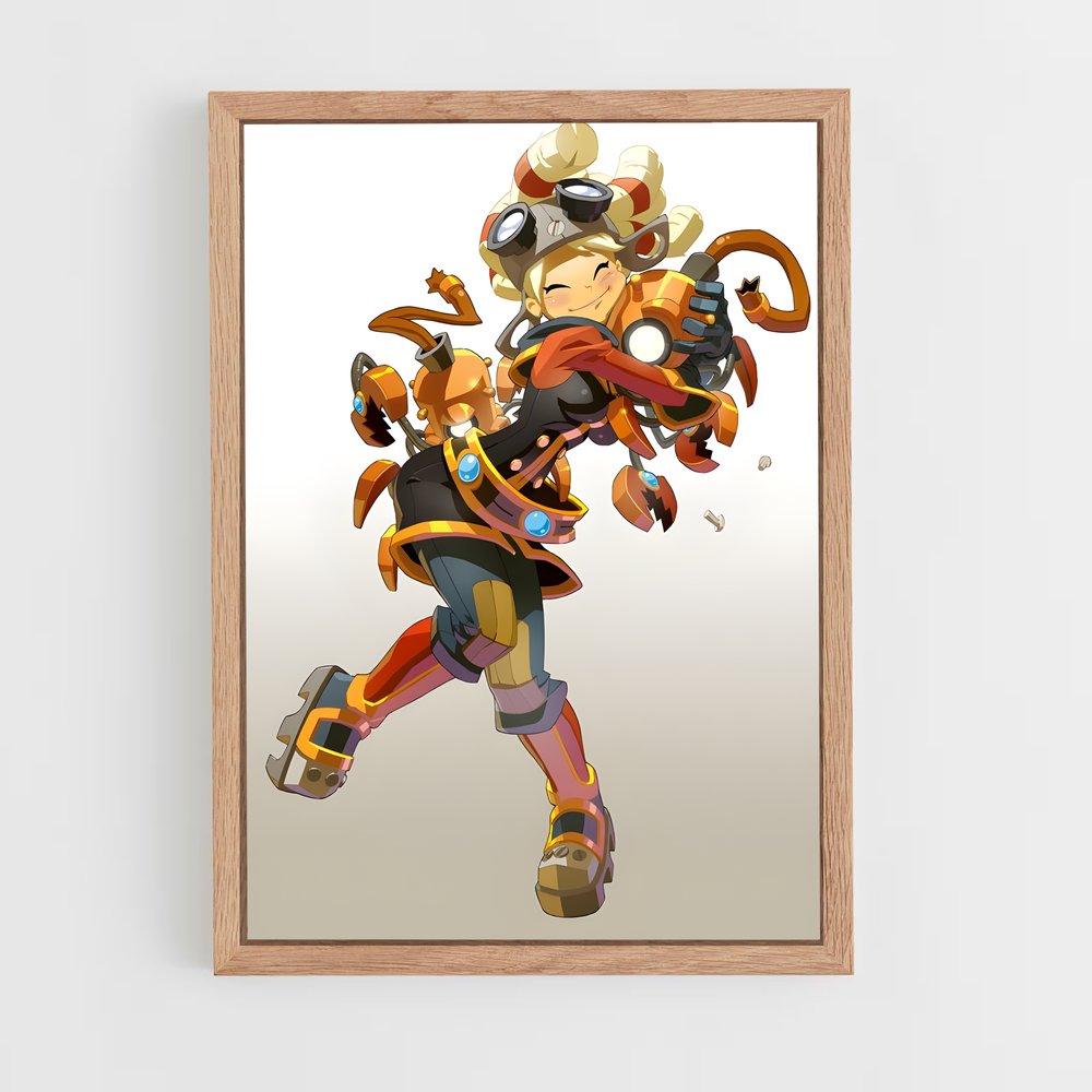 Poster Guerrier de l'Éther – affiche Dofus & Wakfu (vue 4)