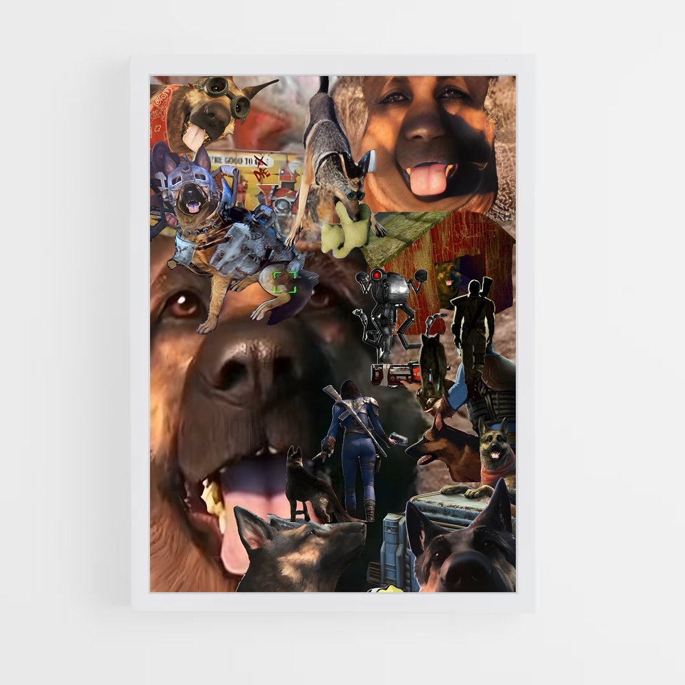 Poster Meute Enchantée – affiche Fallout (vue 3)