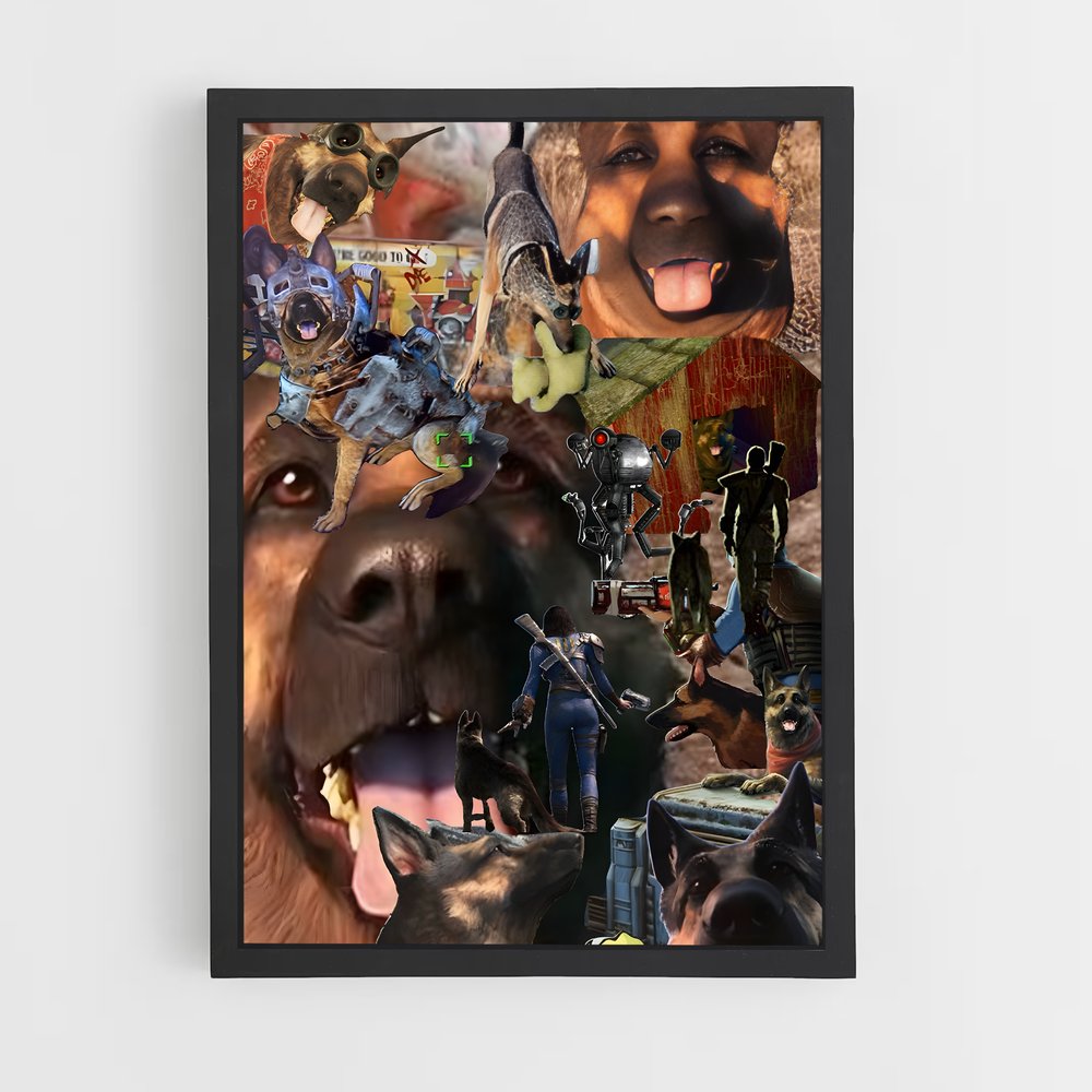 Poster Meute Enchantée – affiche Fallout (vue 2)