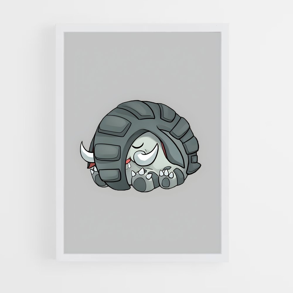 Poster Donphan Dodo – affiche Pokemon (vue 3)