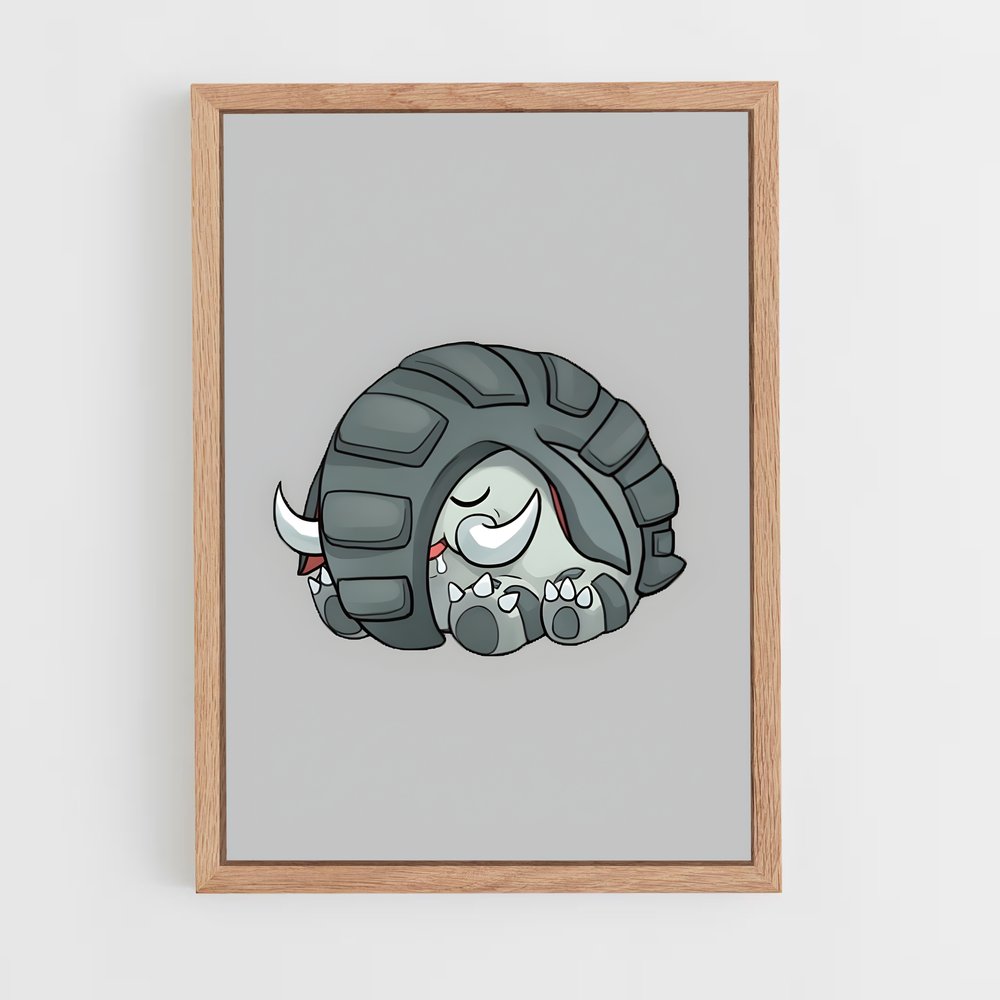 Poster Donphan Dodo – affiche Pokemon (vue 4)