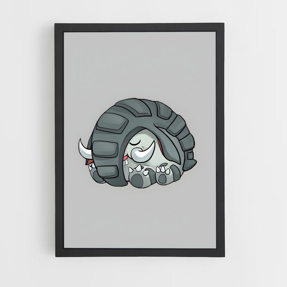 Poster Donphan Dodo – affiche Pokemon (vue 2)