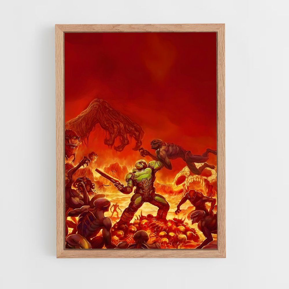 Poster Zombie Apocalypse – affiche Doom (vue 4)