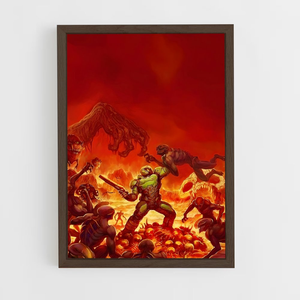 Poster Zombie Apocalypse – affiche Doom (vue 5)