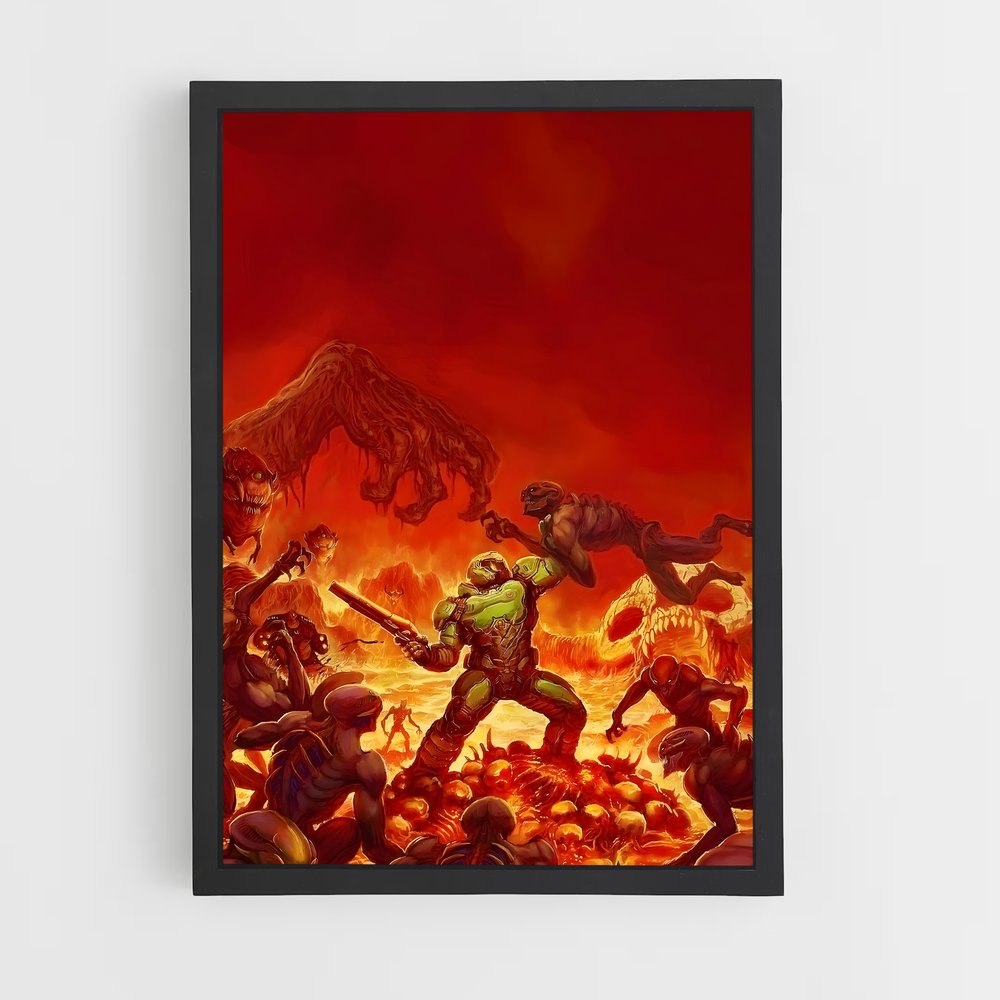 Poster Zombie Apocalypse – affiche Doom (vue 2)