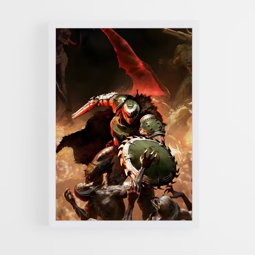 Poster L'Épée du Jugement – affiche Doom (vue 3)