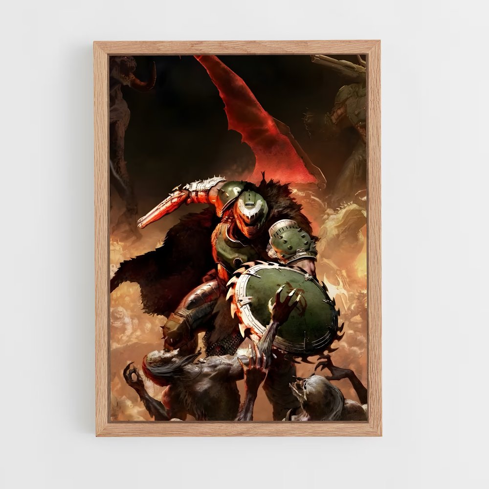 Poster L'Épée du Jugement – affiche Doom (vue 4)
