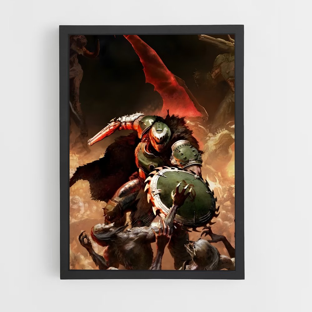 Poster L'Épée du Jugement – affiche Doom (vue 2)